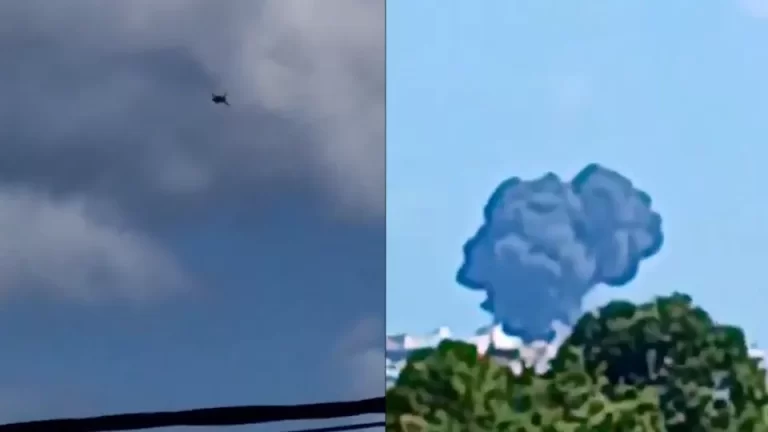 Avião da FAB cai durante voo de treinamento