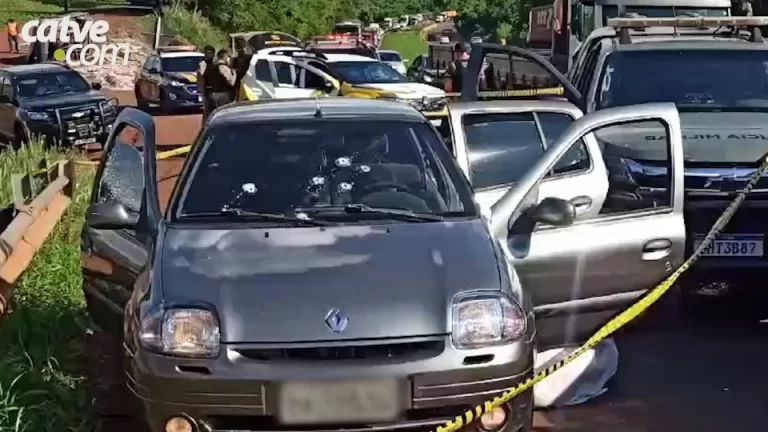 Confronto com policiais deixa dois mortos na BR-163 em Toledo