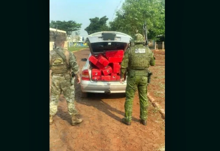 BPFron apreende 360 quilos de maconha no interior de Guaíra
