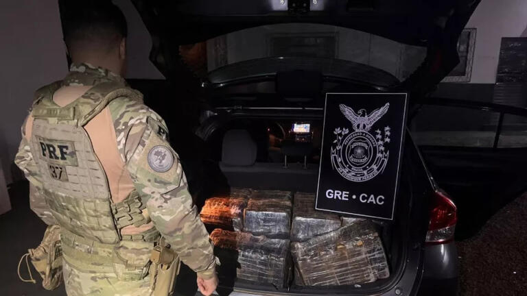 Operação policial resulta na apreensão de 253 kg de maconha em Cascavel
