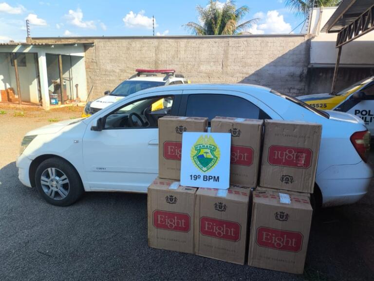 Homem é preso com 1,2 mil pacotes de cigarros em Mercedes