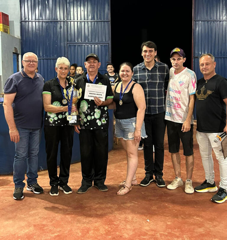 Tercília e Deoclécio são os campeões da edição de bocha mista 2024 em Pato Bragado