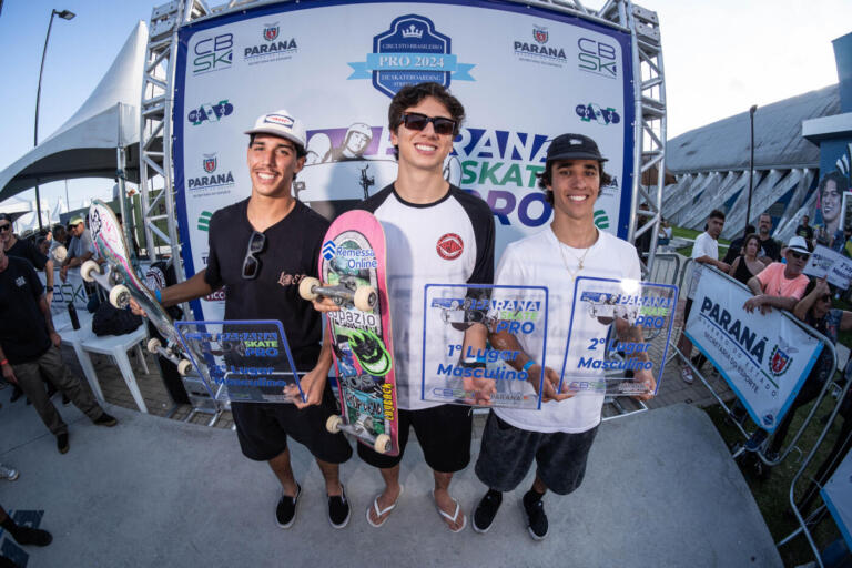 Atleta apoiado pelo Estado vence a segunda etapa do circuito brasileiro skate