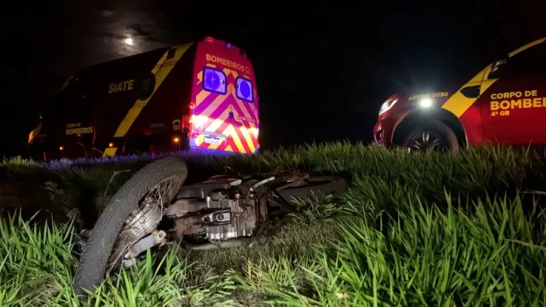 Motociclista fica gravemente ferido em colisão na BR-467