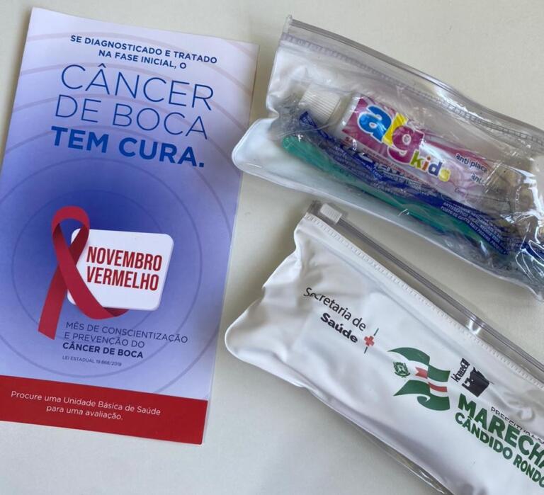 Saúde realiza campanha de conscientização e prevenção ao câncer de boca em Marechal Rondon