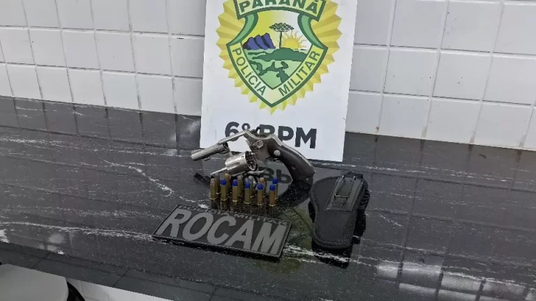 Homem é detido por porte ilegal de arma de fogo