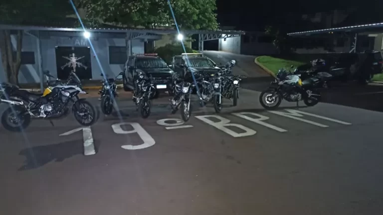 Cinco motos irregulares são apreendidas em Toledo