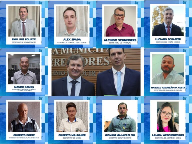 Entre Rios do Oeste: anunciados os secretários do governo Jair e Robinho; conheça