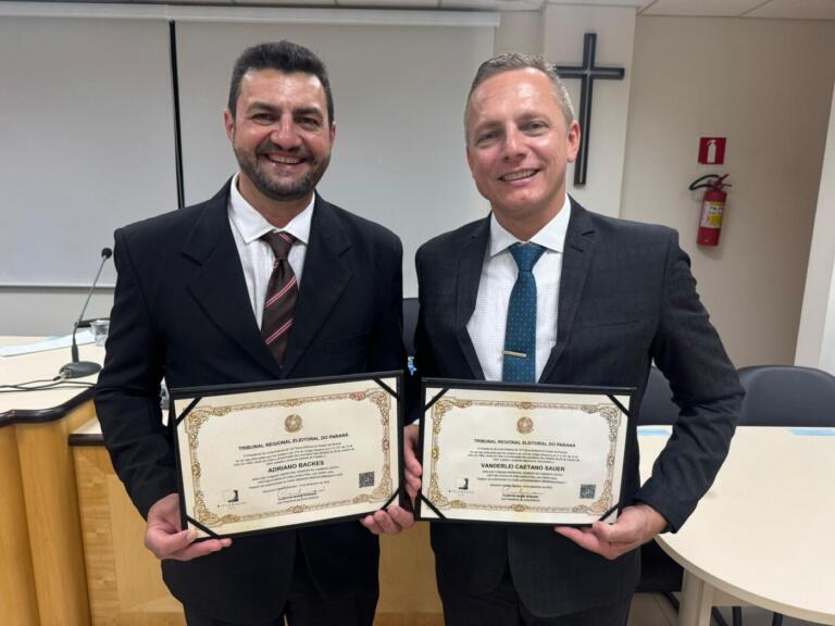 Eleitos para gestão 2025/2028 em Marechal Rondon, Mercedes, Pato Bragado e Quatro Pontes são diplomados