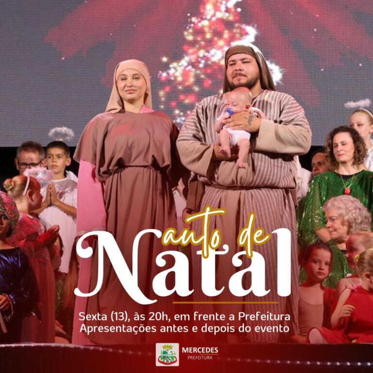 Auto de Natal promete encantar o público nesta sexta-feira em Mercedes