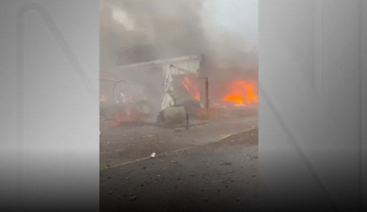Avião cai no centro de Gramado