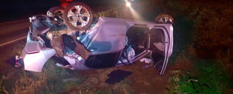 Homem morre atropelado e criança fica gravemente ferida em acidente na PR-317 em Toledo