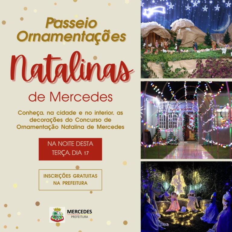 Mercedes terá passeio gratuito para conhecer decorações natalinas