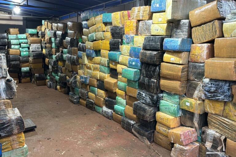 Com 444 toneladas, Paraná foi o segundo Estado que mais apreendeu drogas em 2024