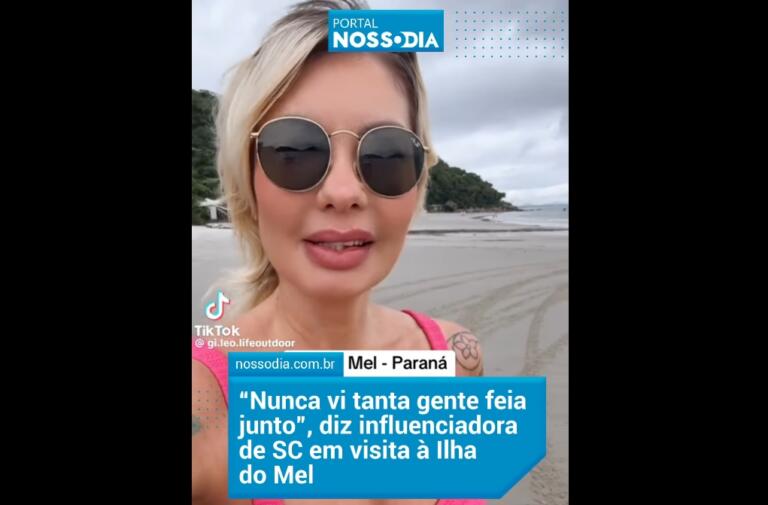 Influencer de SC causa polêmica após chamar paranaenses de feios; veja o vídeo