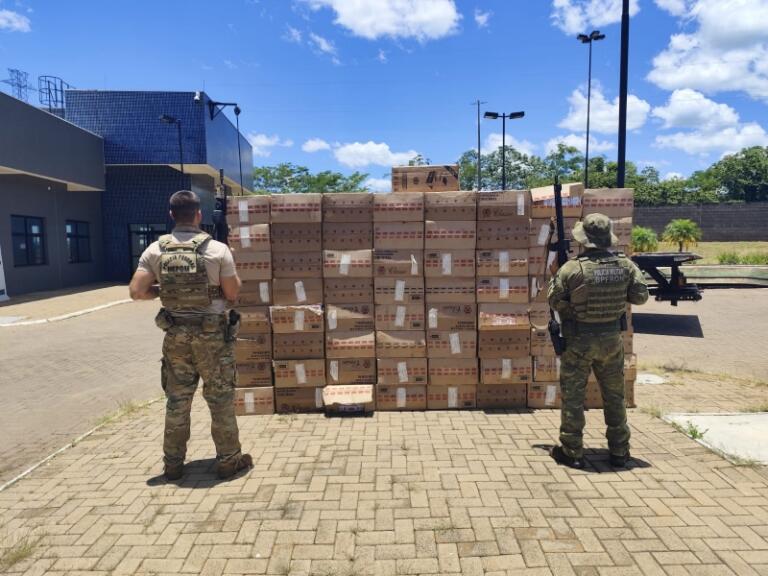 BPFron apreende inseticidas e cigarros em Mercedes