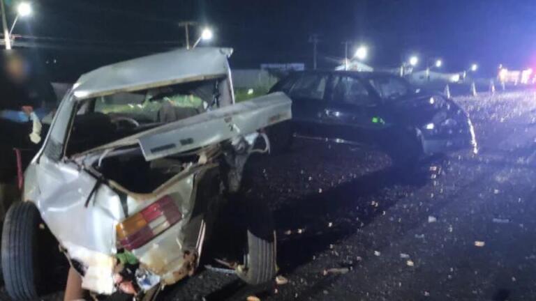 Quatro pessoas ficam feridas e uma morre em acidente na BR-277 em Medianeira