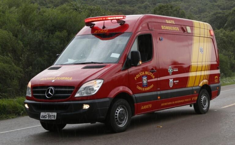 Acidente em Porto Mendes deixa motociclista com ferimentos moderados