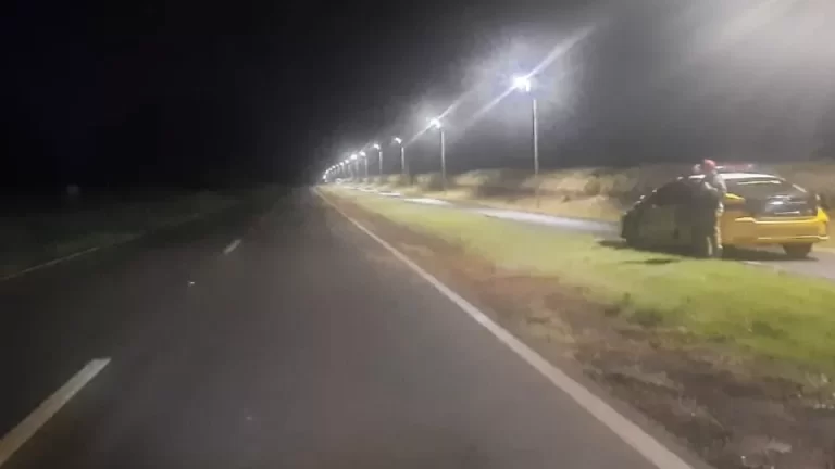 Motociclista fica ferido após se envolver em acidente em rodovia entre Pato Bragado e Entre Rios