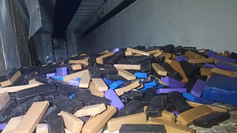 Patrulha Rural e P2 apreendem 1.610 quilos de maconha em oficina de Toledo