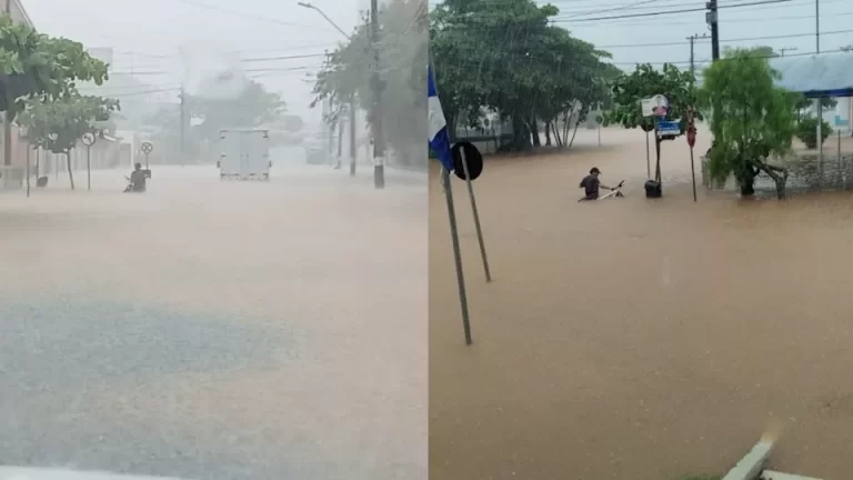 Cidades de Santa Catarina sofrem alagamentos com fortes tempestades; veja vídeos