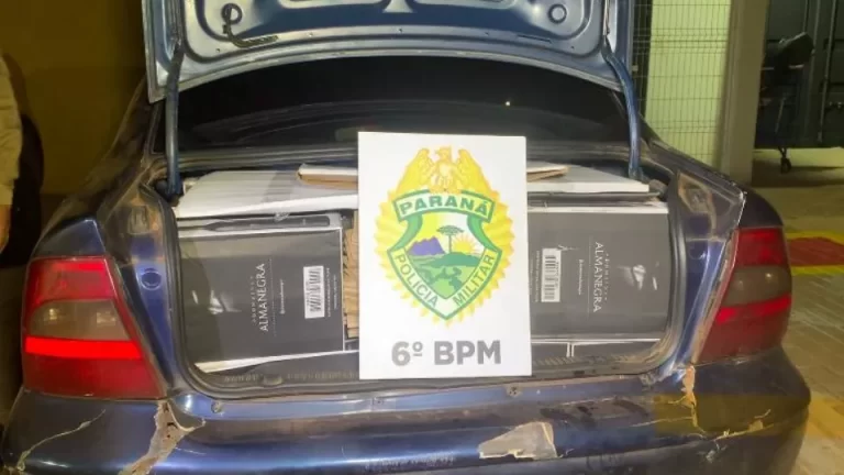 PM apreende carga de vinhos contrabandeados da Argentina na BR-277