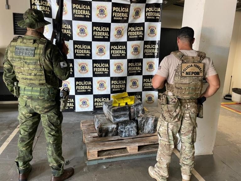 Motorista é preso com carga de 111 quilos de maconha em Guaíra