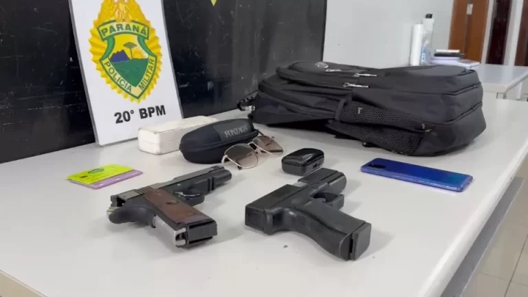 Homens são detidos pela Polícia Militar após assalto à mão armada