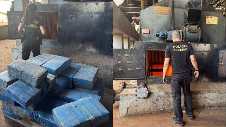 Polícia Federal em Guaíra destrói nove toneladas de drogas