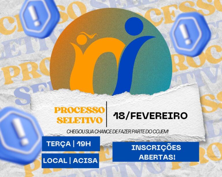 Abertas inscrições ao processo seletivo do Cojem de Santa Helena