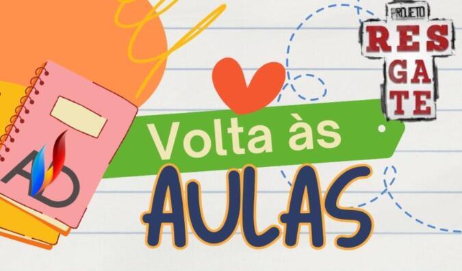 Projeto Resgate realiza arrecadação para montagem de 200 kits de materiais escolares; saiba como doar