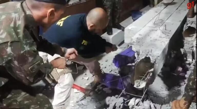 Drogas em caminhão dos Correios, em poste e em carga de cavalos: PRF apreendeu 284 toneladas de entorpecentes em 2024 no Paraná