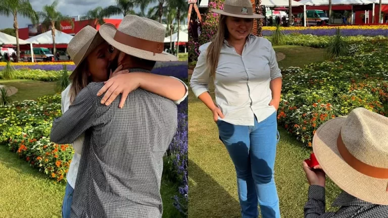 Engenheira agrônoma é pedida em casamento no Show Rural 2025