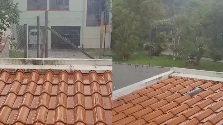 Tempestade severa traz raios, granizo e chuva expressiva para Curitiba; vídeo