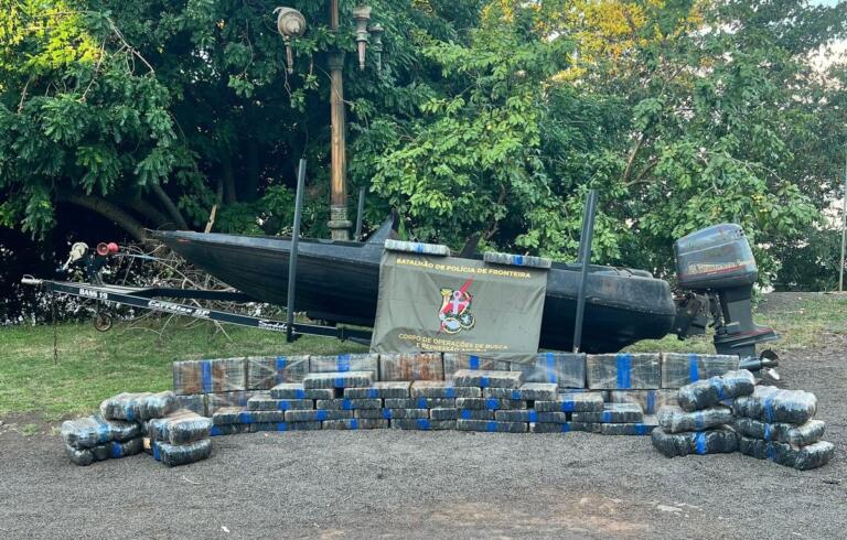 Droga avaliada em R$ 1,7 milhão é apreendida em Pato Bragado