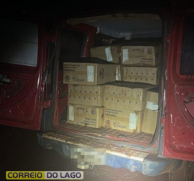BPFron apreende veículo e embarcação carregados com contrabando, em Pato Bragado