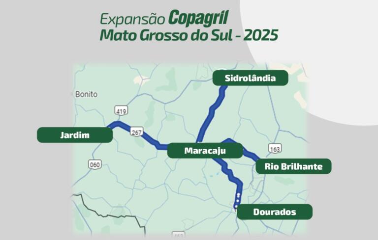 Copagril anuncia projeto de expansão para cinco novas cidades no Mato Grosso do Sul