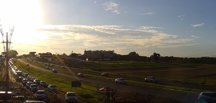 Movimentação intensa para chegar ao Show Rural Coopavel