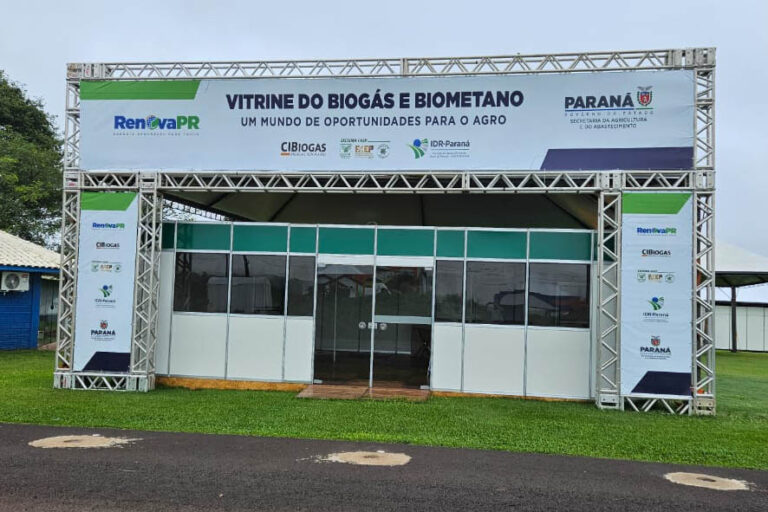 Vitrine do Biogás do IDR-PR leva imersão em uma propriedade sustentável ao Show Rural