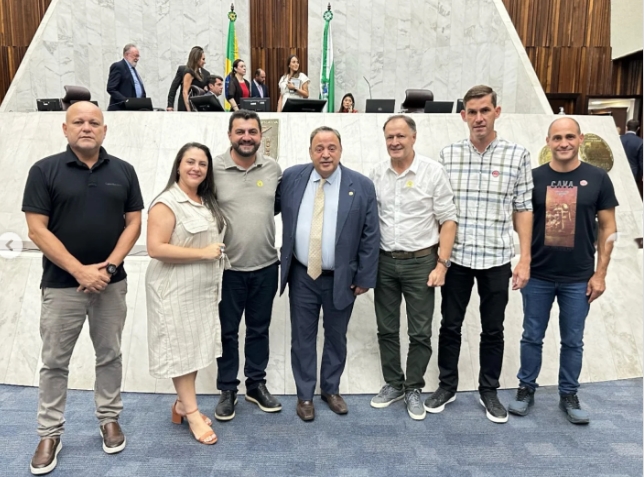 Prefeito Adriano Backes e secretários cumprem agenda em Curitiba