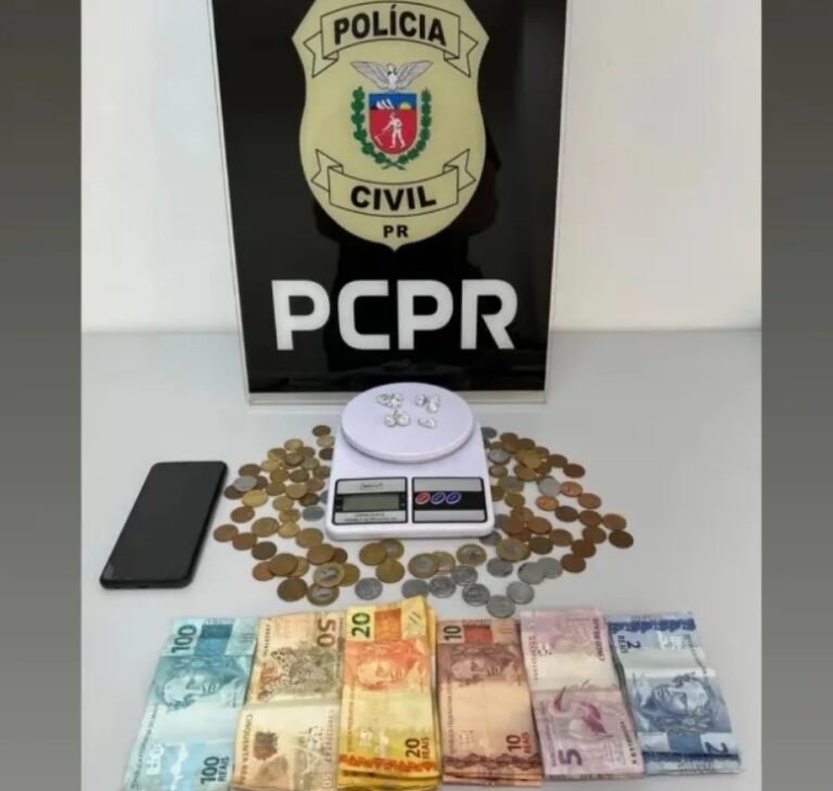 Polícia Civil fecha ponto de comercialização de drogas e prende mulher traficante em Guaíra