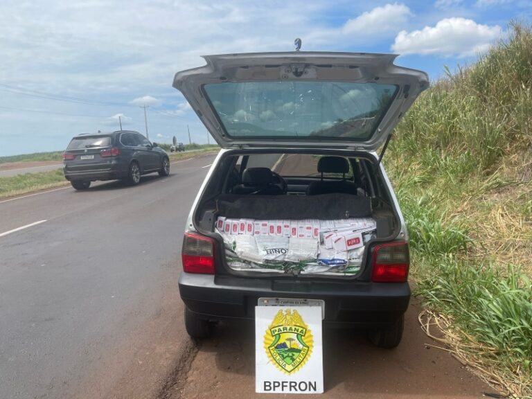 Jovem que saiu de Marechal Rondon é preso em Toledo com carro carregado de contrabando