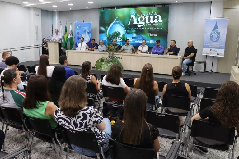 Celebração ao Dia da Água em Marechal Rondon destaca preservação hídrica e lança programa ProÁgua 2025