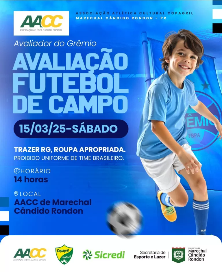 Avaliador do Grêmio estará neste sábado na AACC