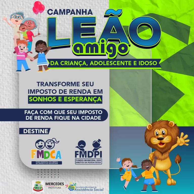 Mercedes mobiliza população para destinar parte do Imposto de Renda a crianças e idosos do município