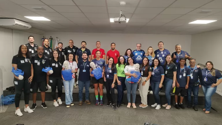 Itaipu promove treinamento de suporte à vida para instituições conveniadas