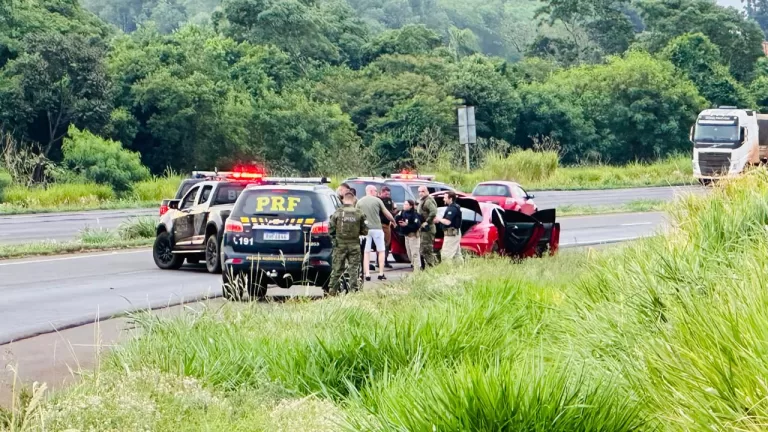 Perseguição policial termina com homem morto na BR-163 em Quatro Pontes