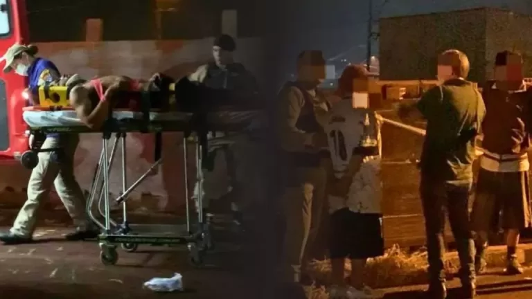 Jovem tenta agredir mãe e irmã e sofre tentativa de homicídio com pauladas e tijoladas