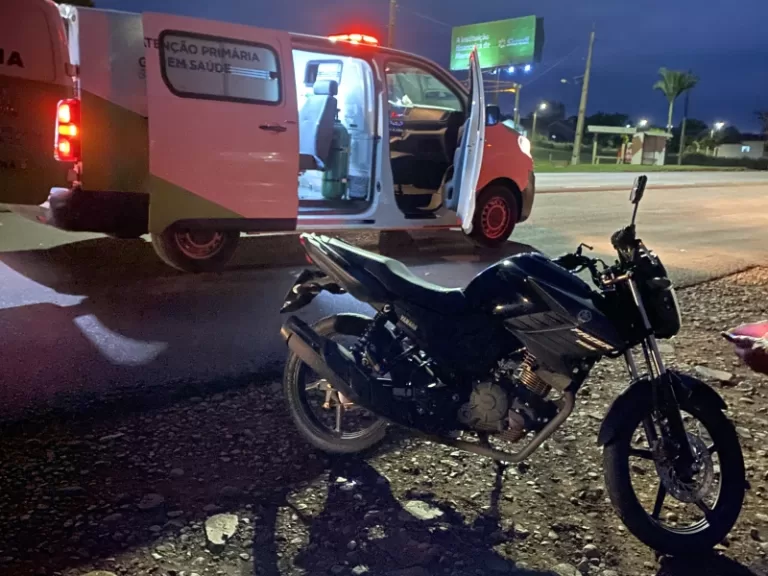 Mulher fica ferida em acidente no portal de Mercedes