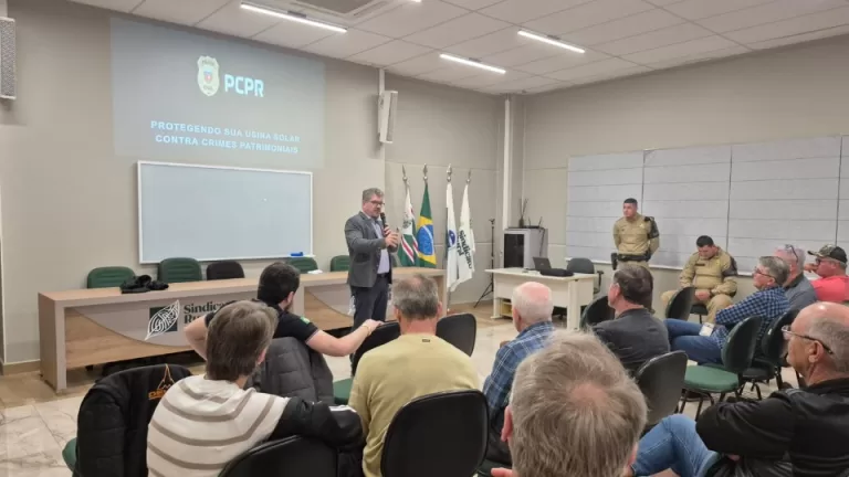 Furtos em usinas solares na região de Toledo é tema de reunião